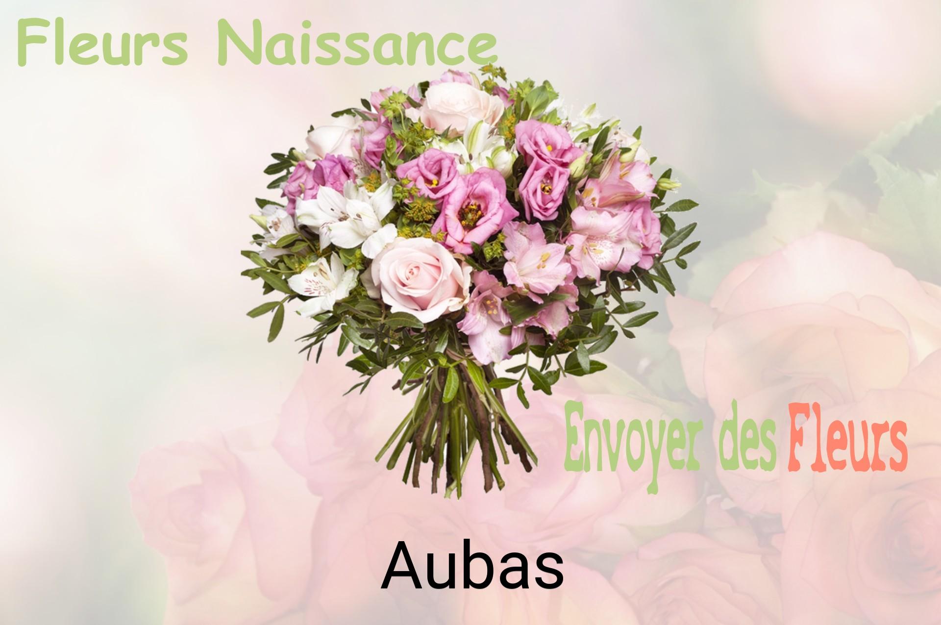 Bouquet de fleurs de naissance livré à Aubas